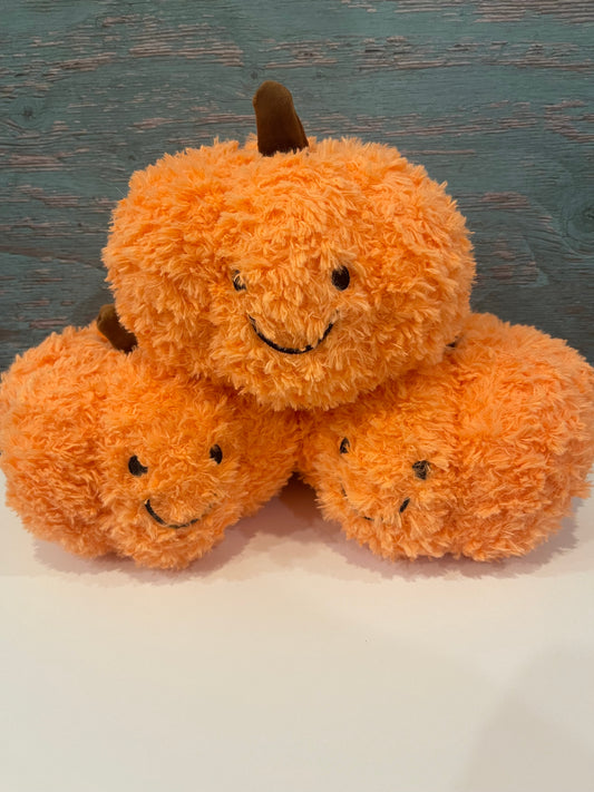 Pumpkin Plush Dog Toy