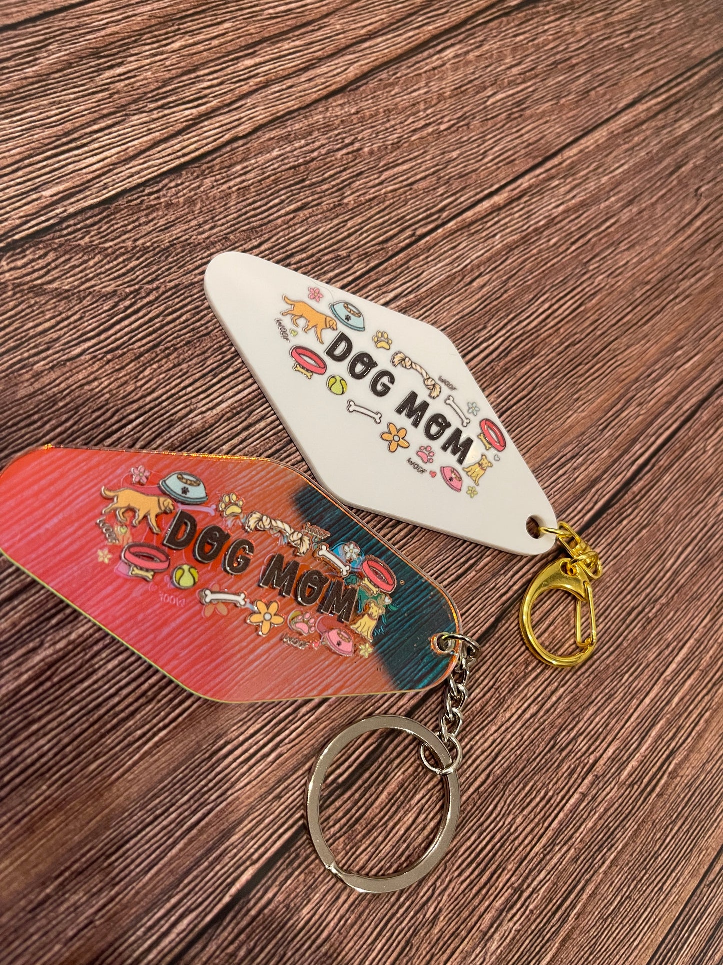 Dog Mom Keychain