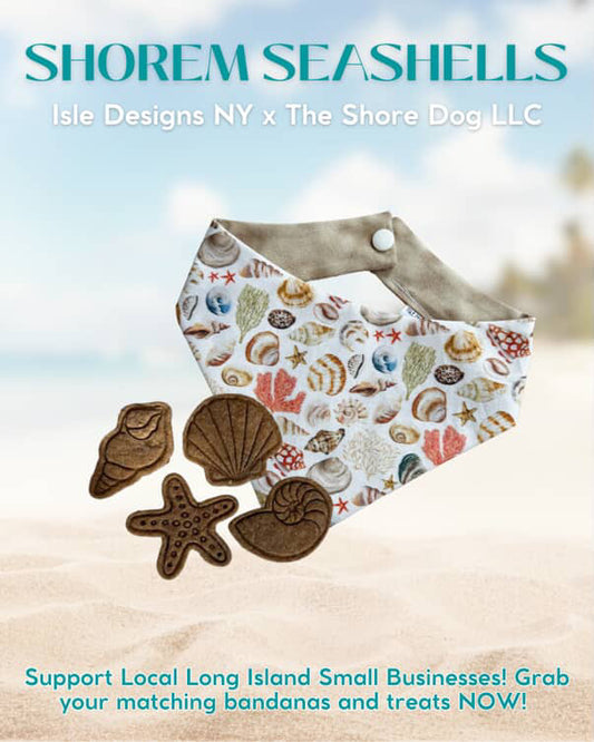 Isle Designs NY x The Shore Dog Shoreham Seashells